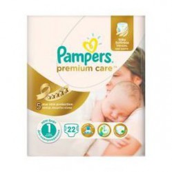 Подгузники, Pampers (Памперс) 2-5 кг р. 1 №33 премиум ньюборн